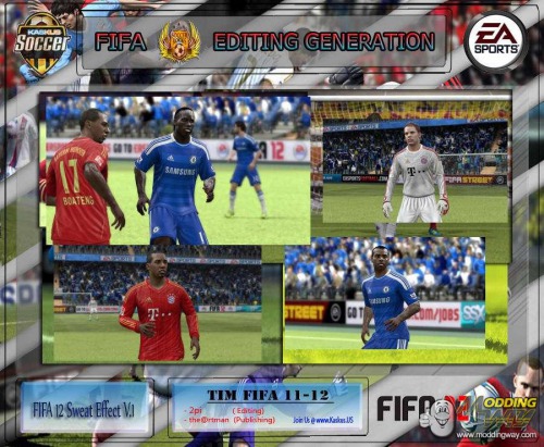 Патч добавит эффект пота на лица, руки и ноги игроков в FIFA 12. 2. Запуст